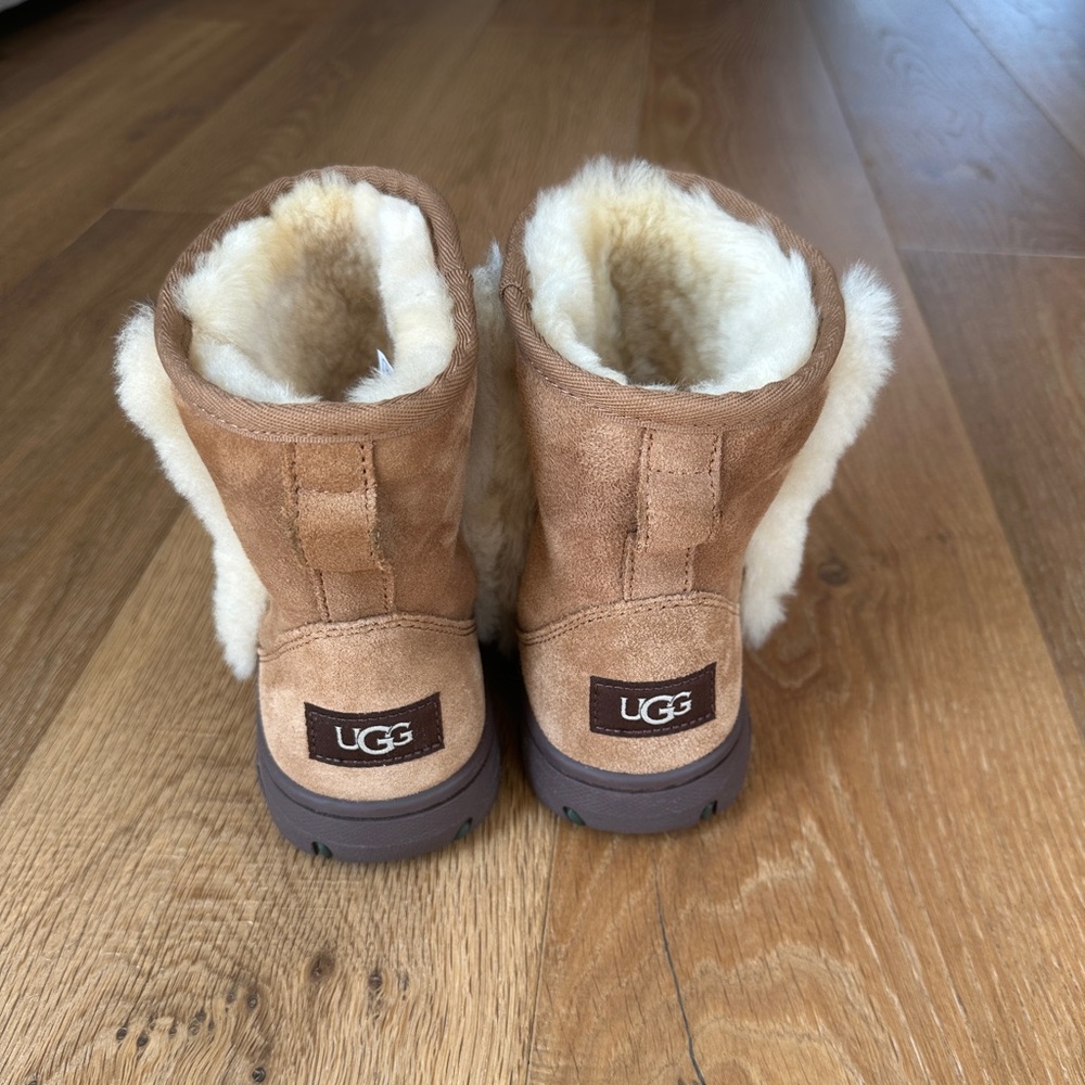 UGG Sunburst Mini Shearling-Lined Ankle Boots - Picture 3 of 5